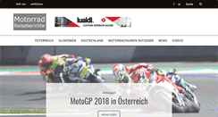 Desktop Screenshot of motorrad-reiseberichte.at