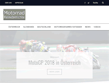 Tablet Screenshot of motorrad-reiseberichte.at